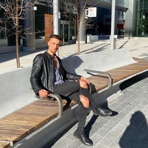 Saks Fifth Avenue Leather Jacket